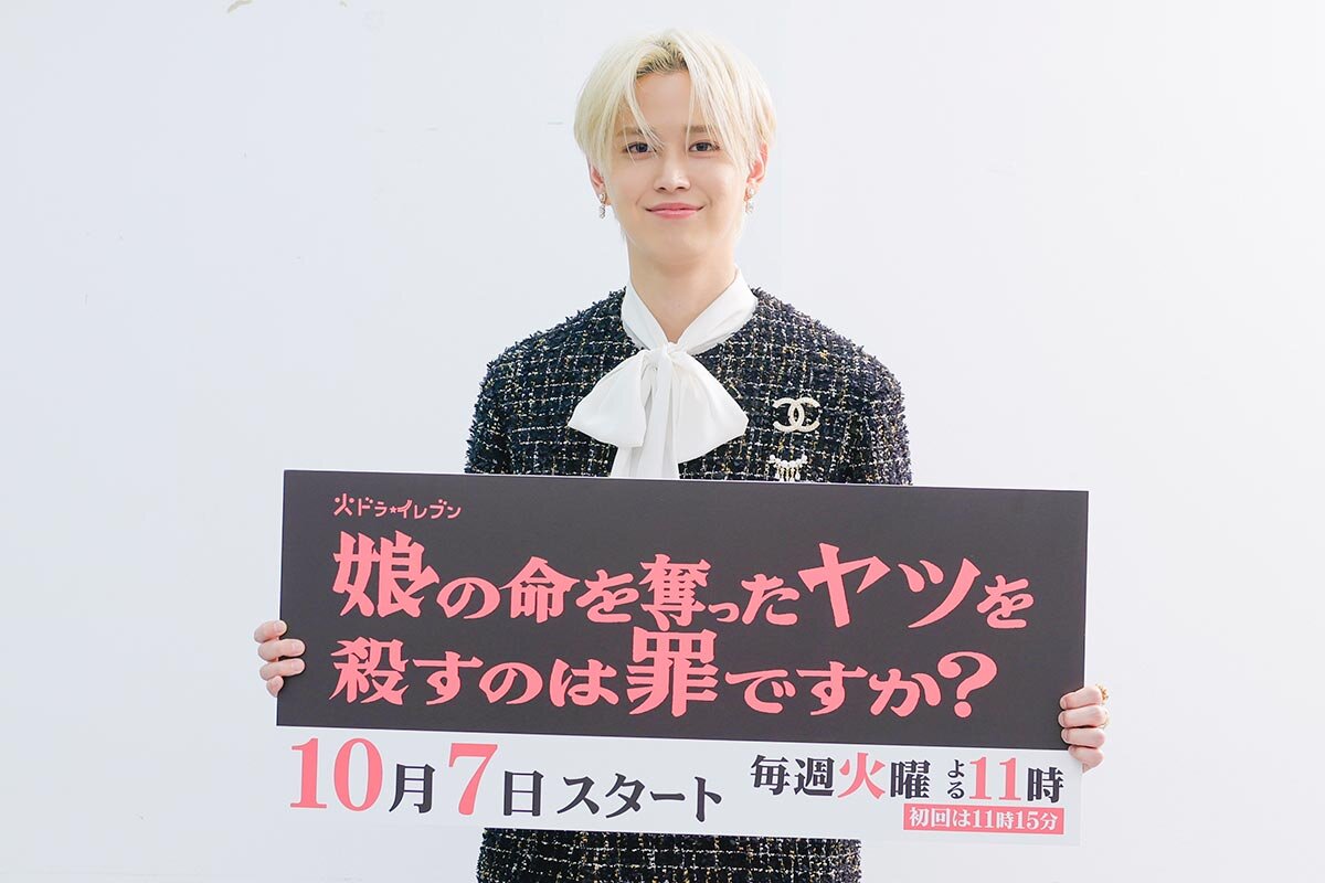 「原作とはまた違った成瀬をお見せできる」と取材会で語った、JO1の白岩瑠姫さん（10月6日・大阪市内）