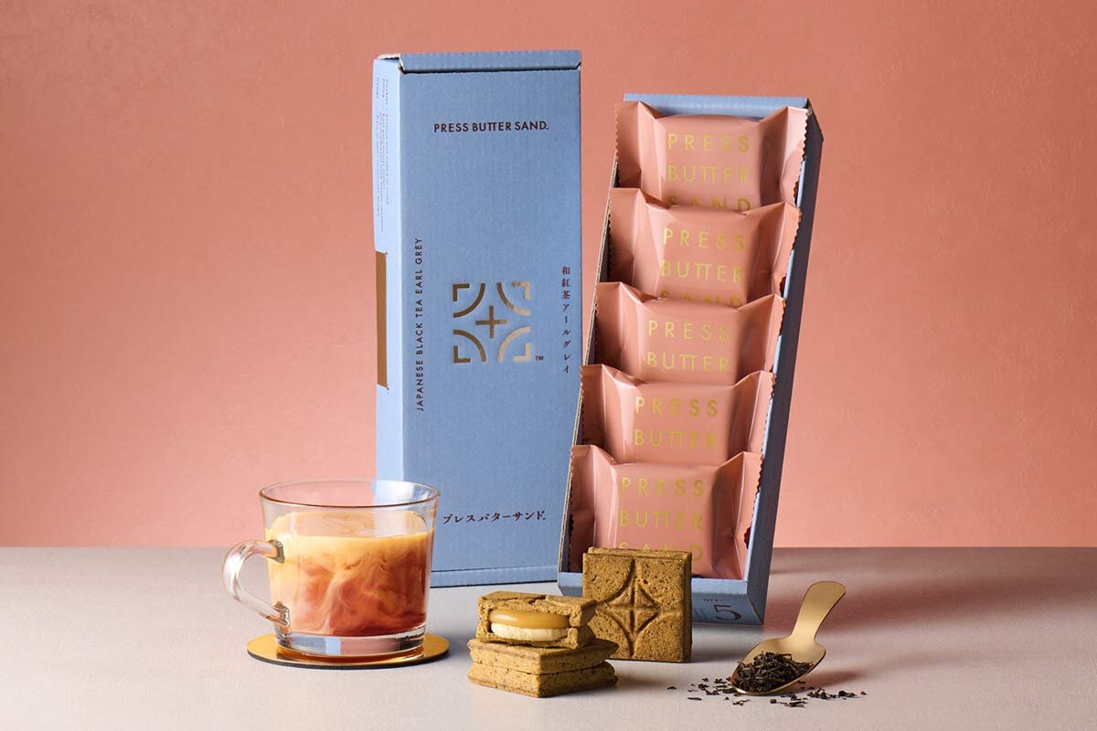 冬期限定の「バターサンド〈和紅茶アールグレイ〉」（1,512円・税込）