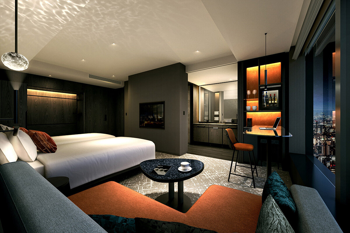 2026年6月開業の「THE GATE HOTEL 大阪 by HULIC」の客室「Classy Twin」（イメージ）