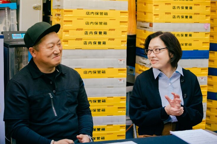 左から）増田裕次、高橋美幸