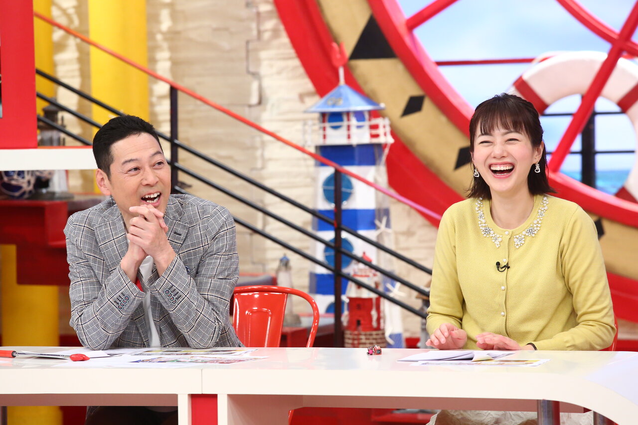 左から）東野幸治、高橋真理恵（カンテレアナウンサー） 