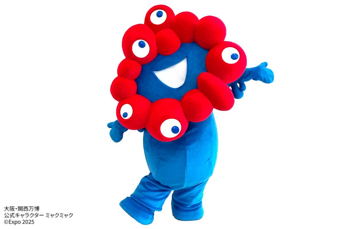 大阪・関西万博公式キャラクター ミャクミャク©Expo 2025