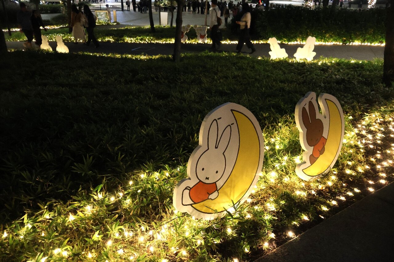イルミネーションの中にもミッフィーが！（11月6日撮影）