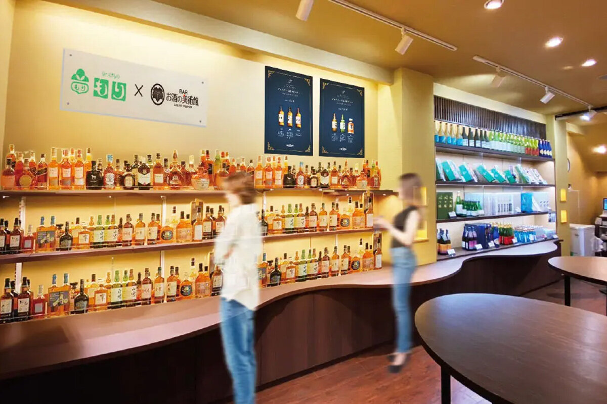 2025年11月13日（木）オープンの「お酒の美術館 京つけもの もり 祇園店」店舗内観イメージ（提供写真）