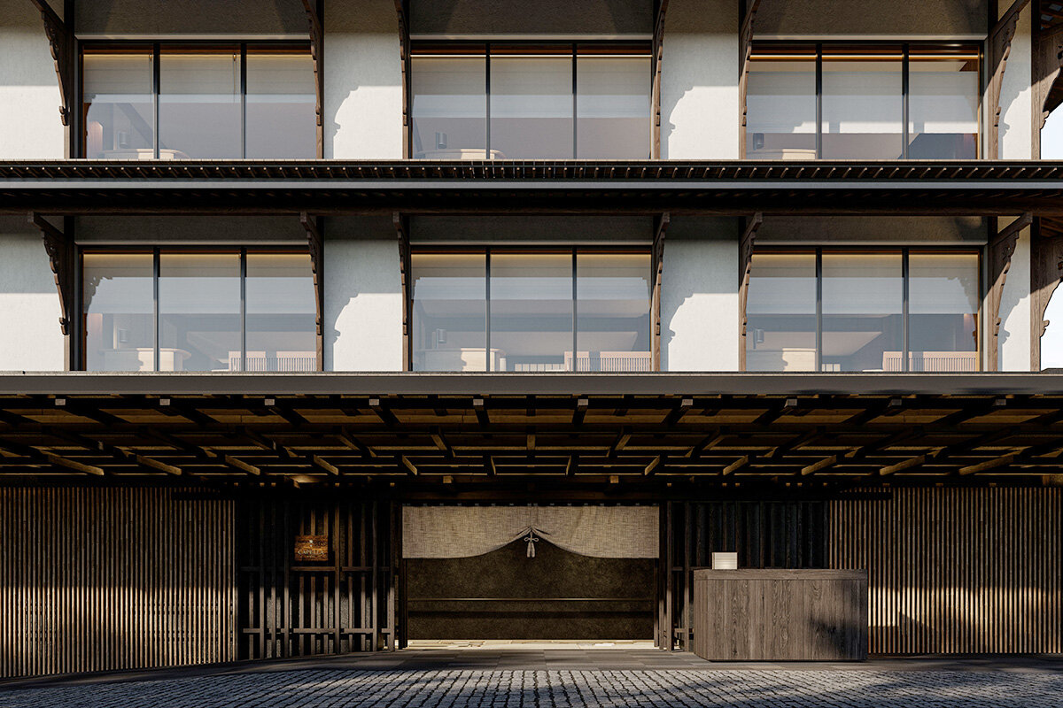 2026年春、京都・東山にオープンする「カペラ京都」の外観（提供写真）