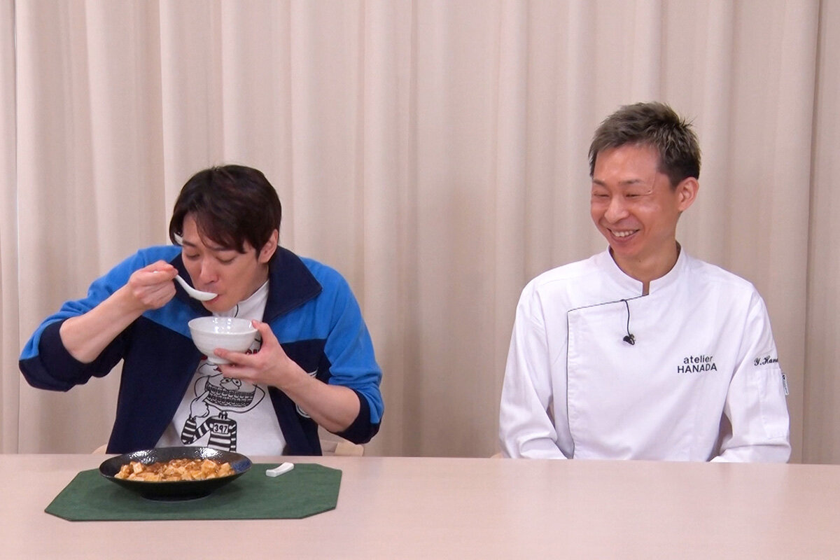 2025年11月13日（木）放送の『よ～いドン！』、料理コーナー『ふぉ〜ゆ〜辰巳雄大の手順ふぉ〜レシピ』の模様