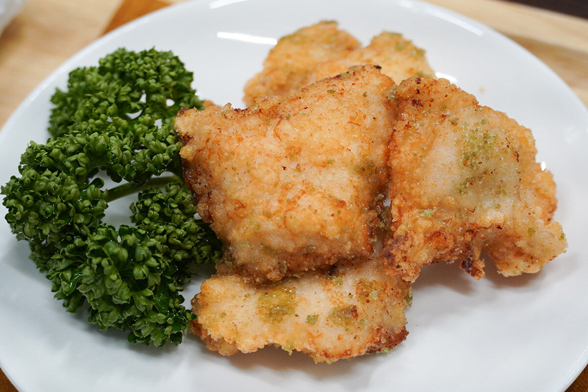 『ふぉ〜ゆ〜辰巳雄大の手順ふぉ〜レシピ』の初回放送でレシピが披露された「昆布茶唐揚げ」