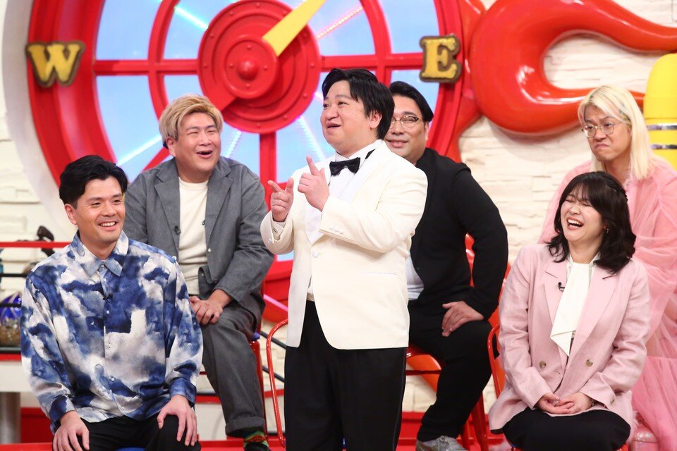 上段左から）ビスケットブラザーズ（きん、原田泰雅） / ZAZY  下段左から）マユリカ・阪本 / ニッポンの社長・ケツ /  紅しょうが・稲田美紀