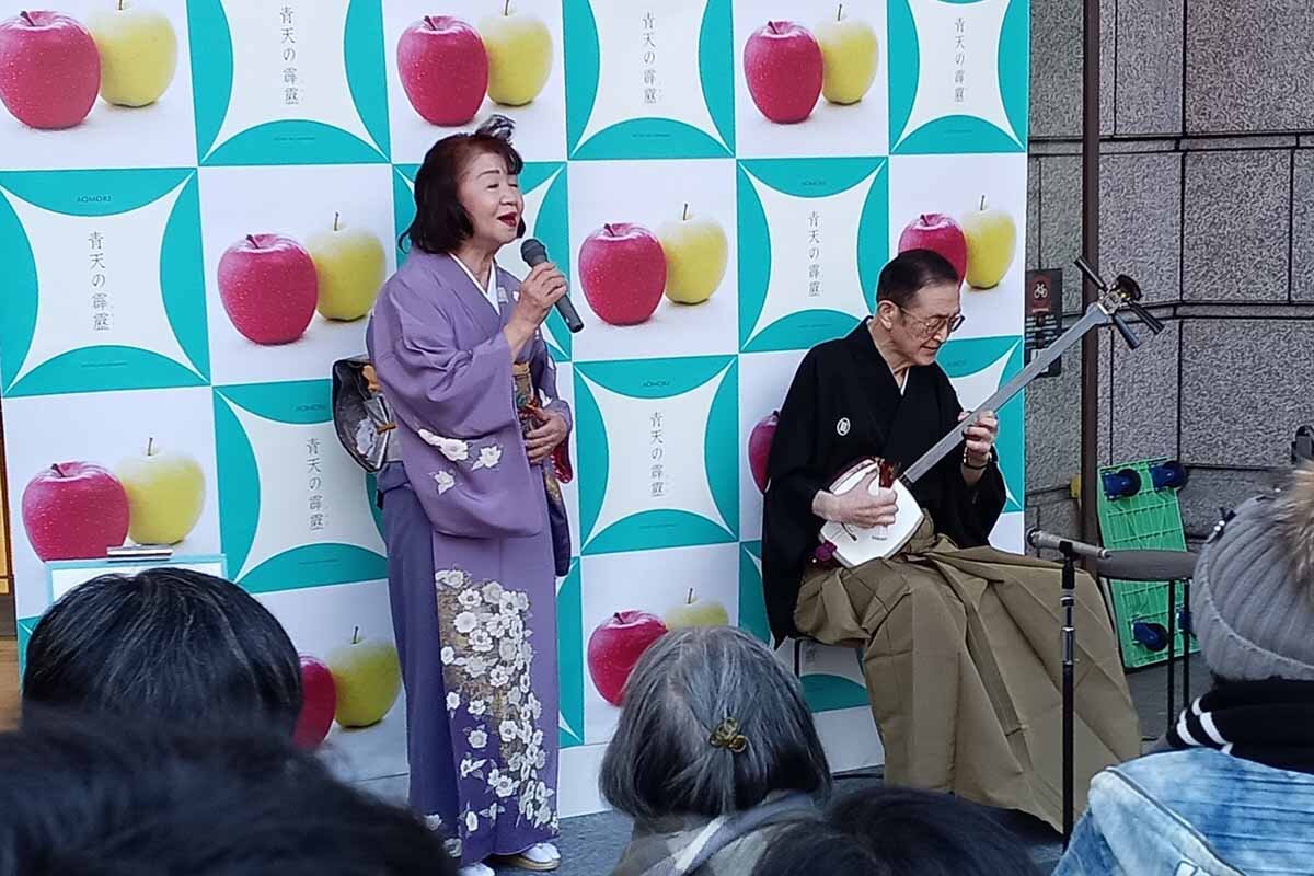 11月29日（土）11:00におこなわれる津軽三味線演奏のイメージ