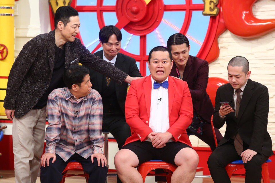 上段左から）東野幸治、ストレッチーズ・福島敏貴 / 九条ジョー 下段左から）ウエストランド・井口浩之 / モグライダー・ともしげ / パンプキンポテトフライ・カムバック