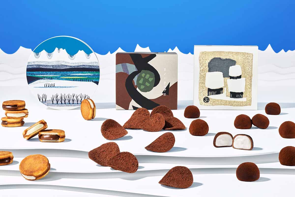 冬のみ販売する冬季限定スイーツ「SNOWS」のラインアップの一部