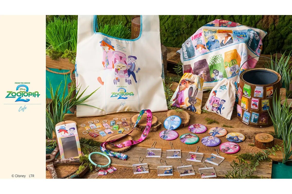 『ズートピア2』カフェのオリジナルグッズ（画像はイメージ、仕様が変更になる場合があります）