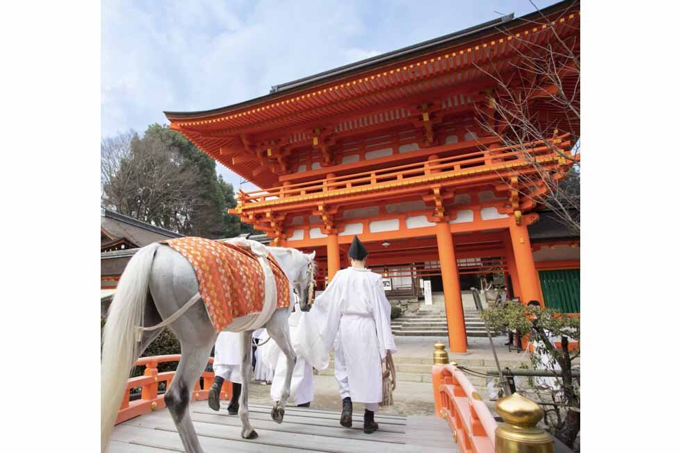 古来より馬に関わる数々の神事が継承されている「上賀茂神社」