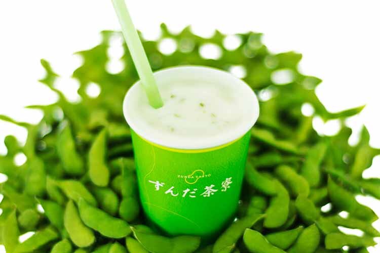 スイーツ専門店「ずんだ茶寮」の「ずんだシェイク」