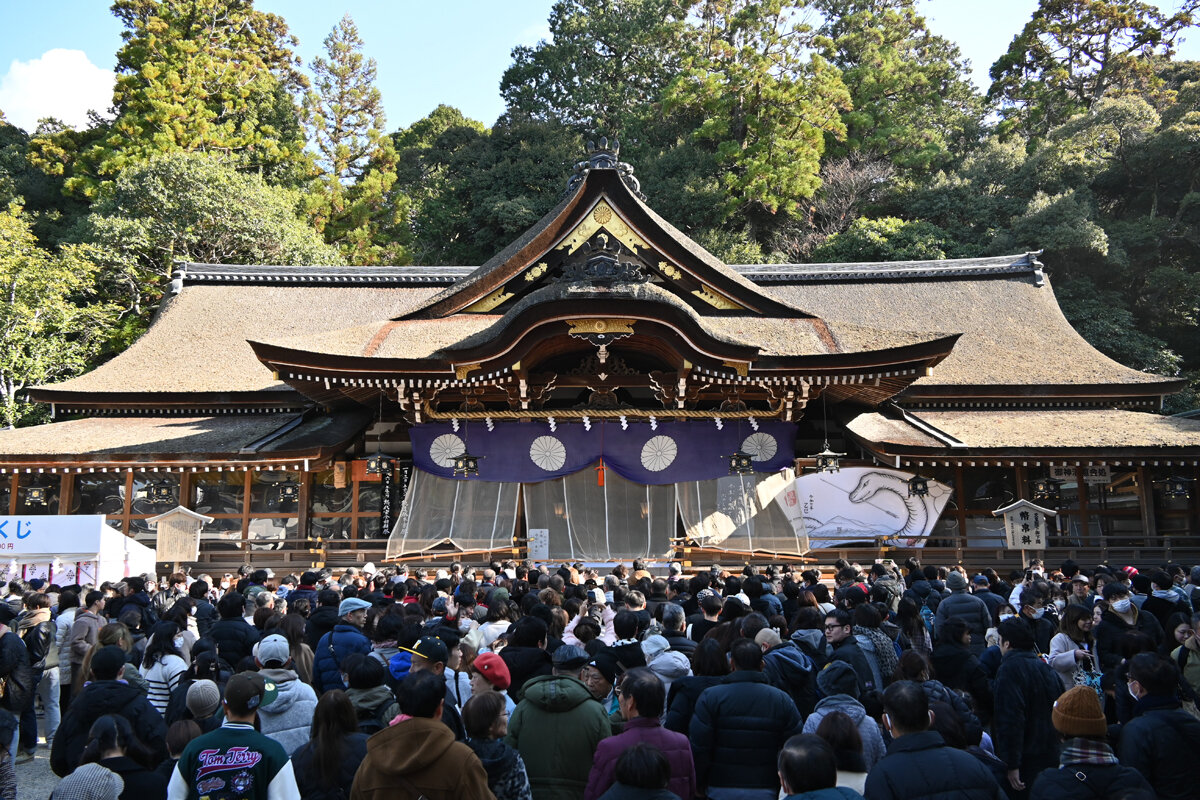 「大神神社」の2025年お正月の様子（奈良県桜井市）