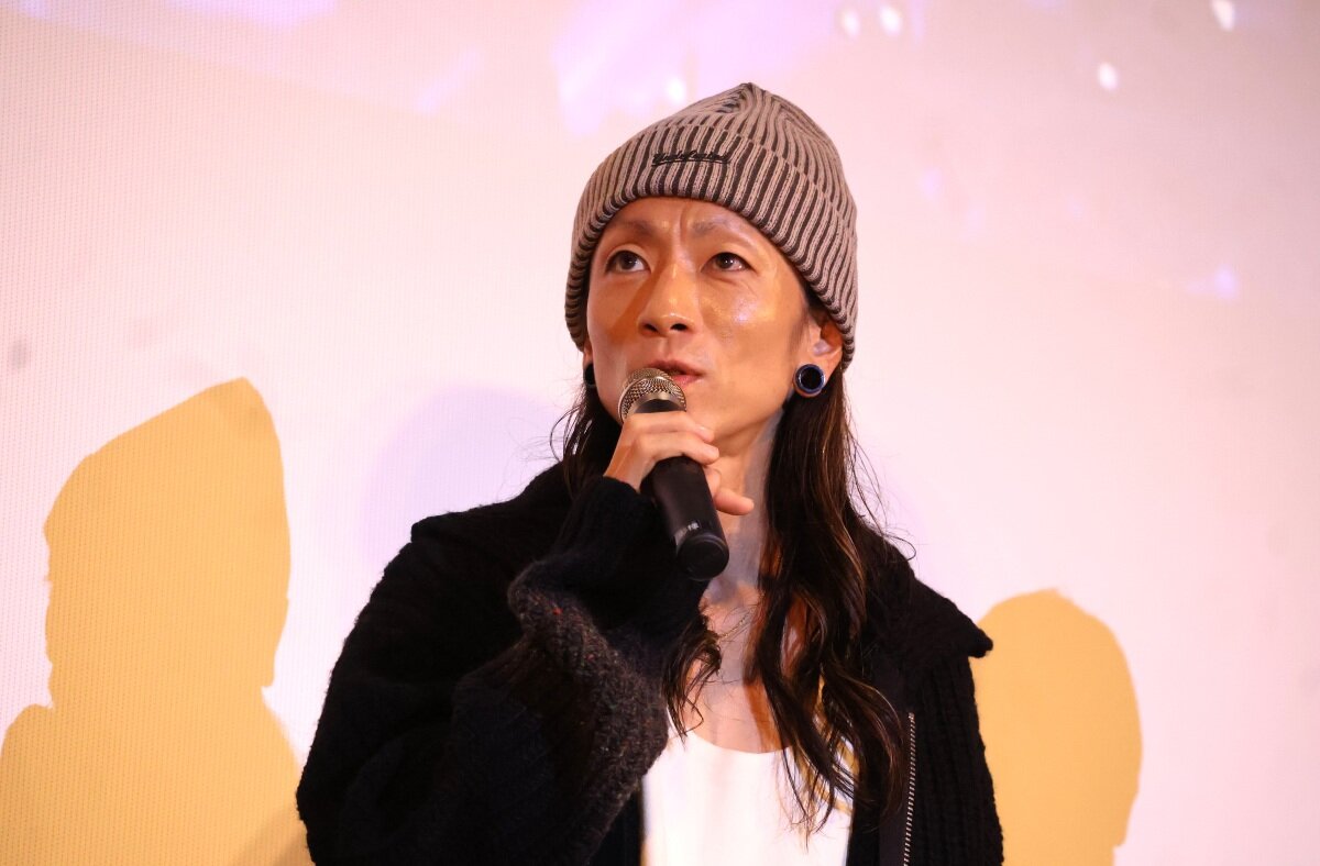 UVERworldの彰さん（12月18日、大阪市北区）