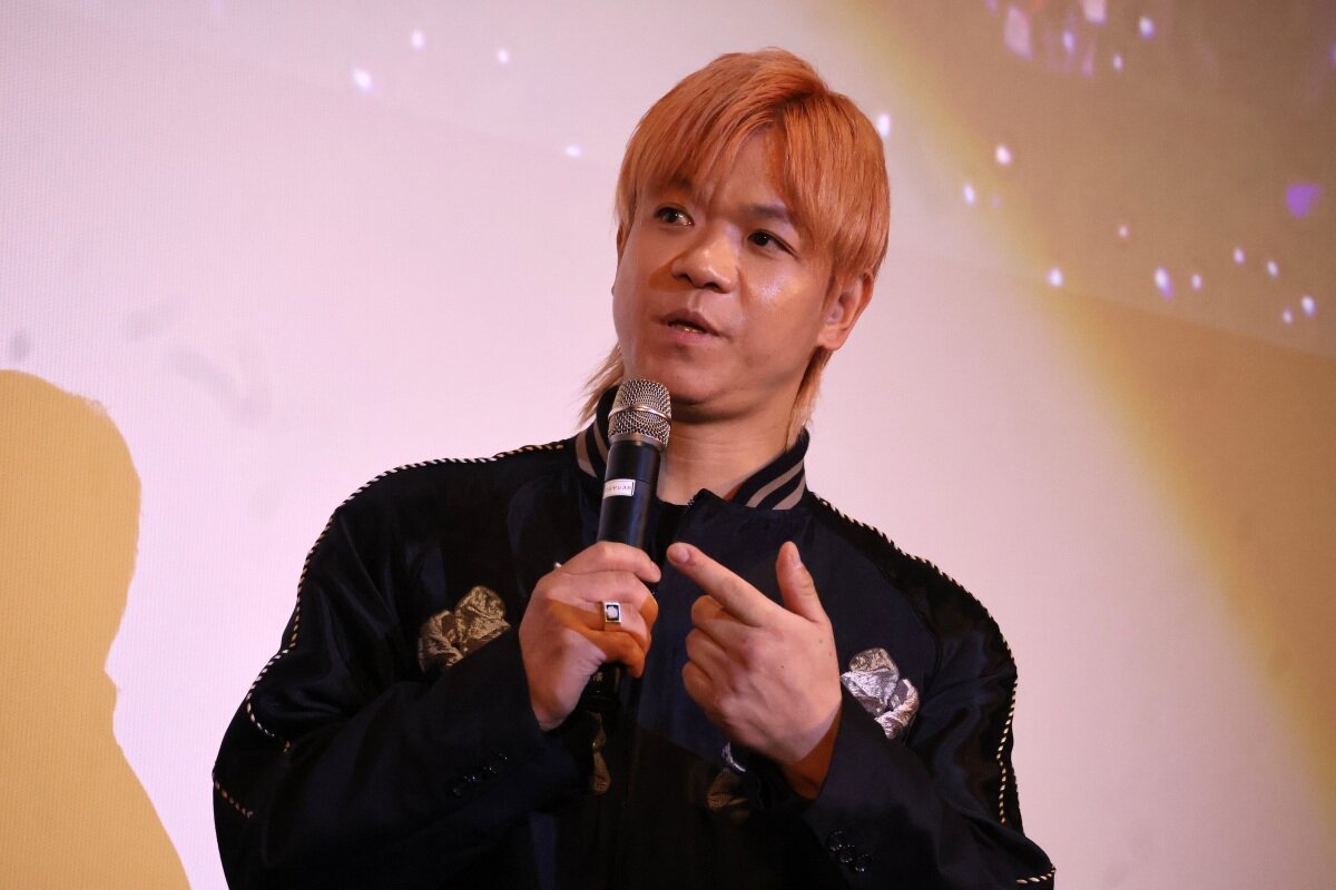 UVERworldの信人さん（12月18日、大阪市北区） 