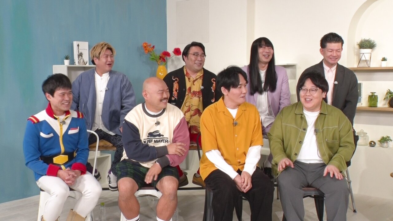 上段左から）ビスケットブラザーズ / ネコニスズ 　下段左から）若井おさむ / 安田大サーカス・クロちゃん / タイムマシーン3号