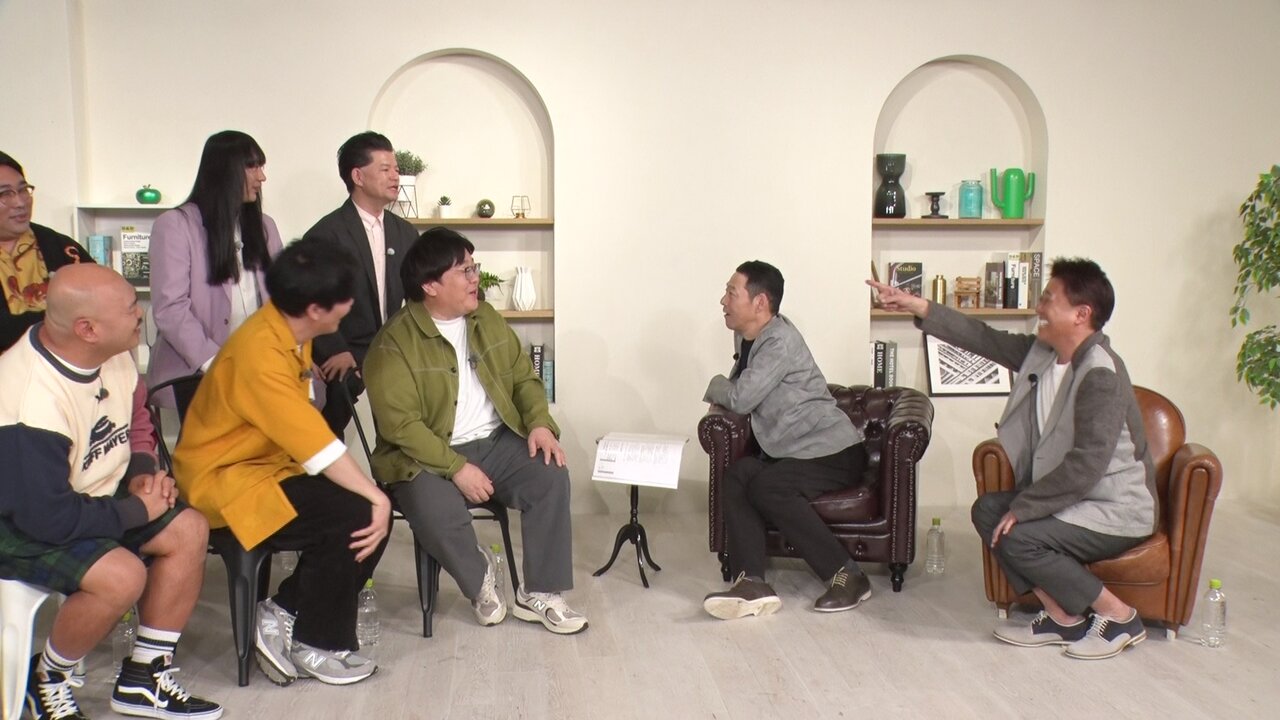 上段左から）ネコニスズ 下段左から）　安田大サーカス・クロちゃん / タイムマシーン3号 / 東野幸治 / 坂上忍