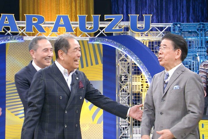 左から）ザ・ぼんち（里見まさと、ぼんちおさむ）、西川きよし