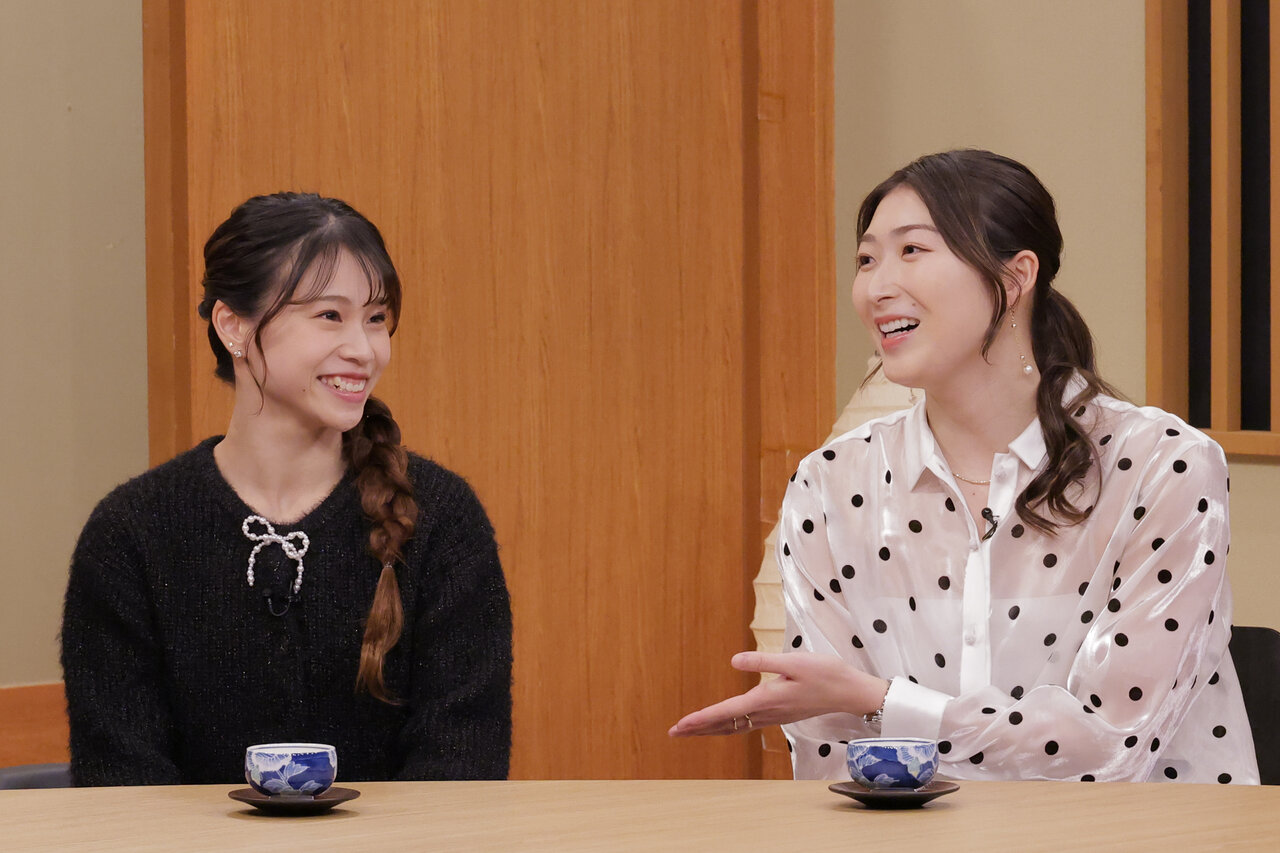 左から）杉原愛子、池江璃花子