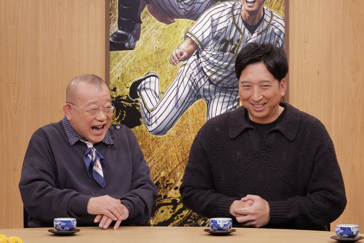 左から）笑福亭鶴瓶、藤川球児