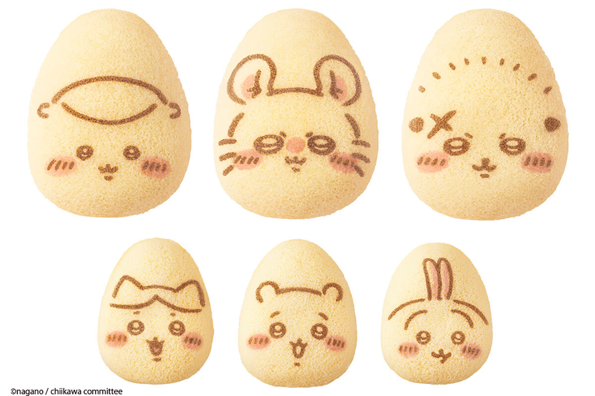 絵柄は、「ちいかわ」「ハチワレ」「うさぎ」「くりまんじゅう」「モモンガ」「ラッコ」の全6種