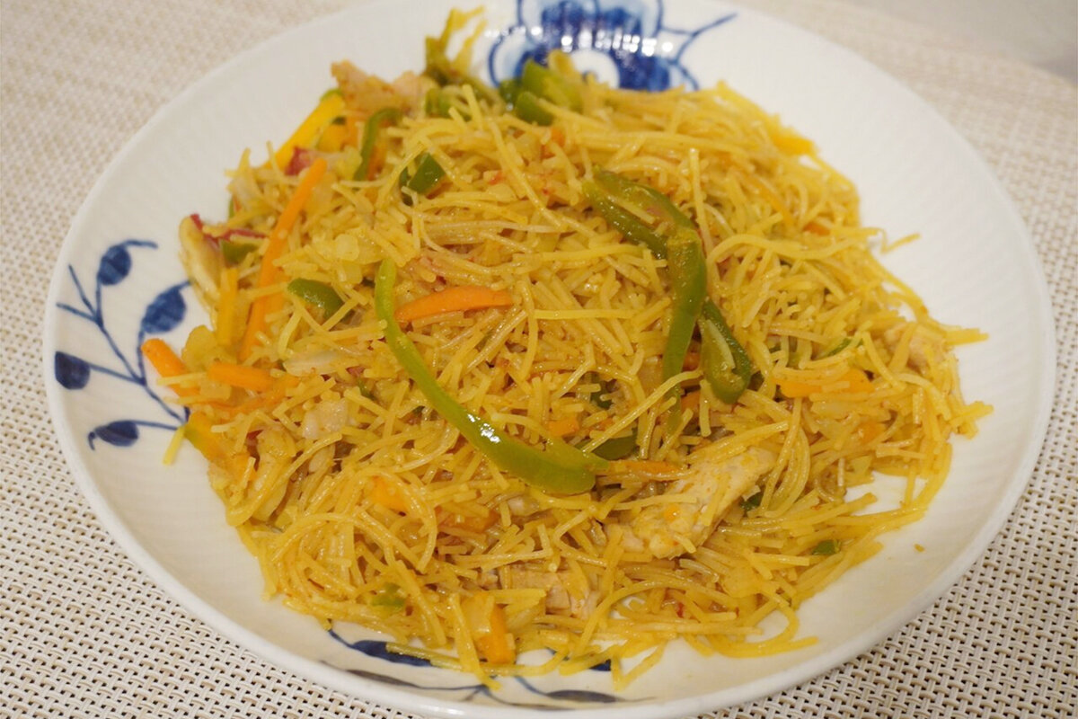 ビーフンで作った簡単ビリヤニ