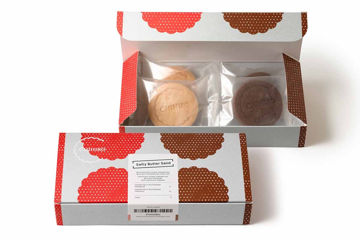 「CHIHIRO SALTY BUTTER SAND アソート」（4個入1,481円）