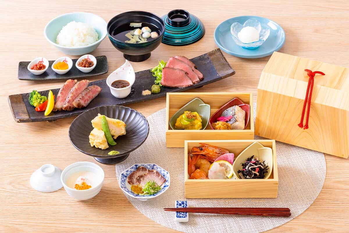 「象印食堂 梅田店」のディナー予約限定「福箱会席」（5,600円）