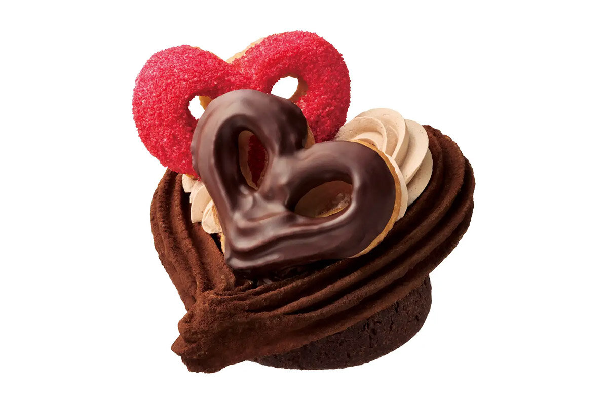 ネット予約限定のテイクアウト商品「トリオハート ショコラ＆プラリネ」（669円・税込）