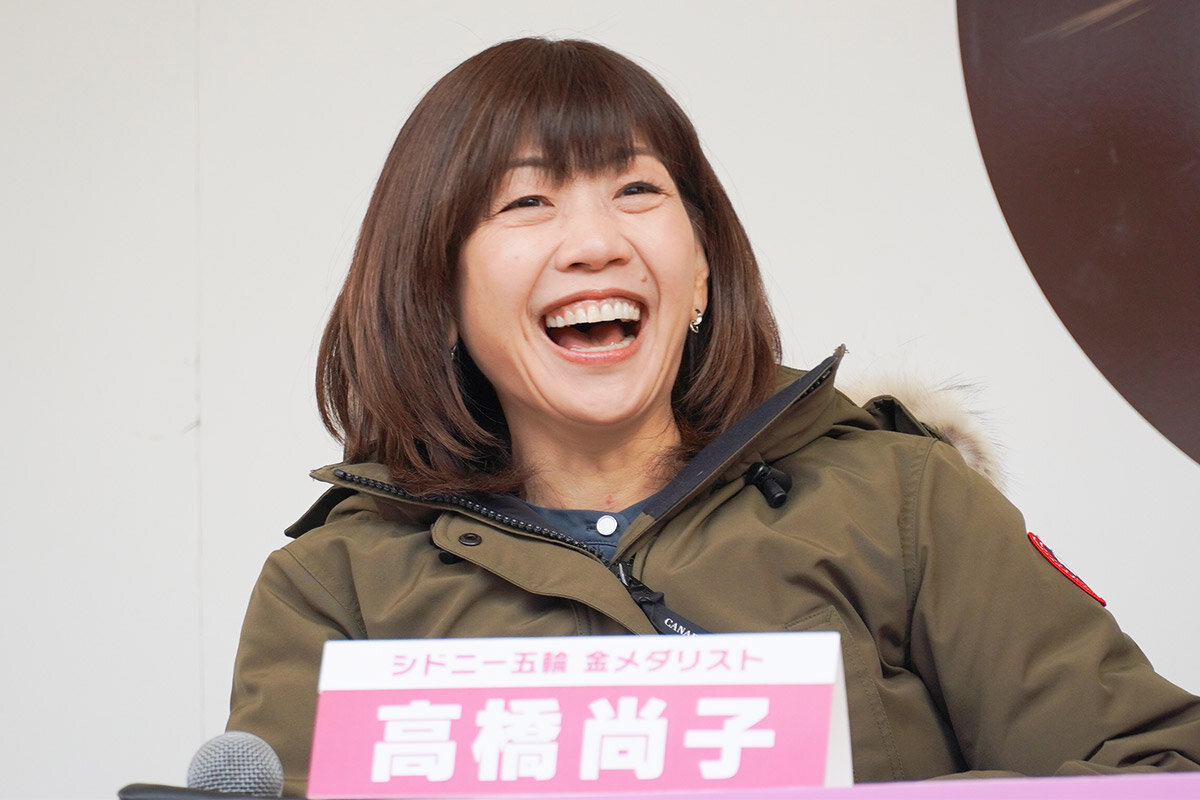 女子マラソンの元世界記録保持者で、女子スポーツ界初の国民栄誉賞を受賞した高橋尚子さん（2026年1月・大阪市内）