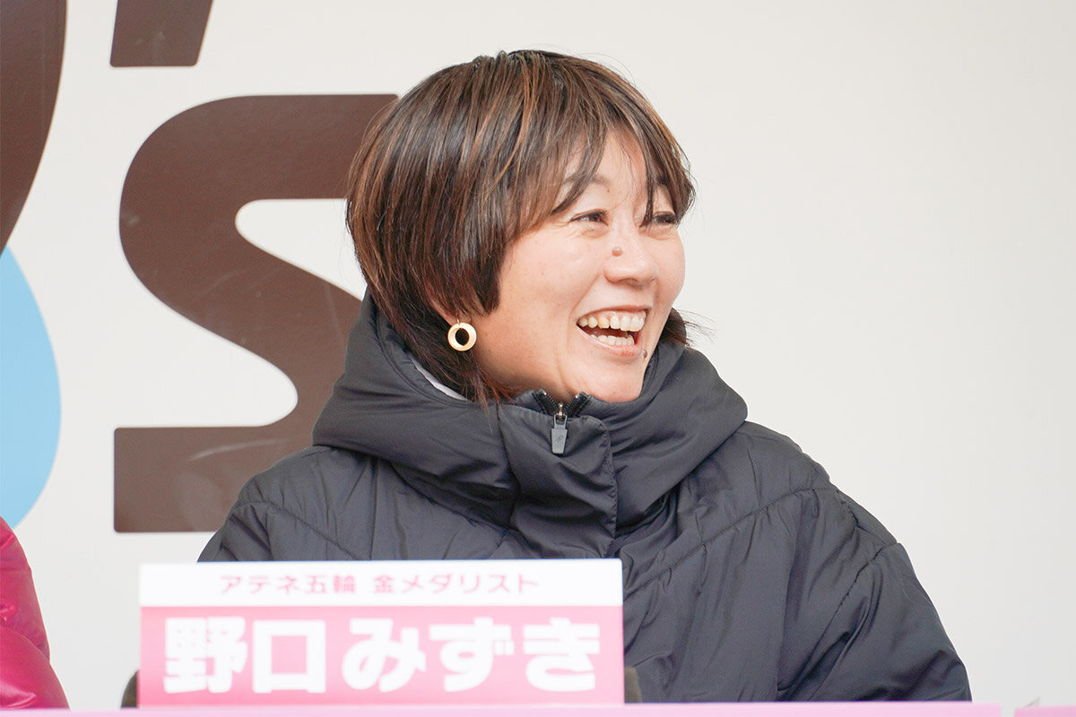 19年以上にわたり日本記録を保持していた、アテネ五輪金メダリスト・野口みずきさん（2026年1月・大阪市内）