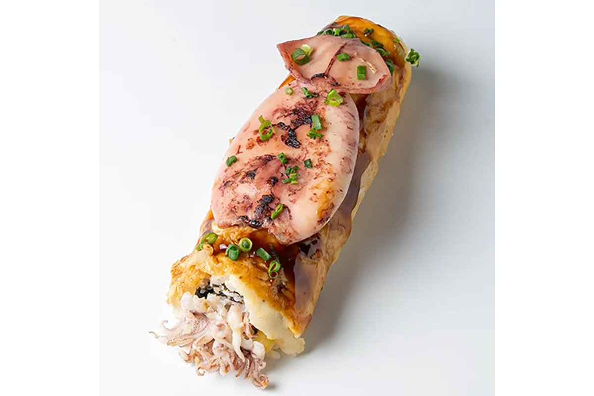 一口いなり むろや「イカ焼きでイカが？巻き」（3,000円・税込）