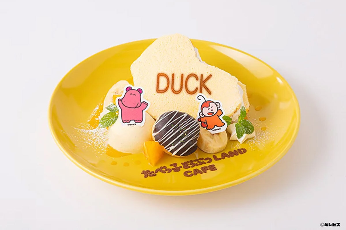 大阪限定メニュー「かばさんとさるさんのふわふわフルーツサンド」（1,580円・税込）