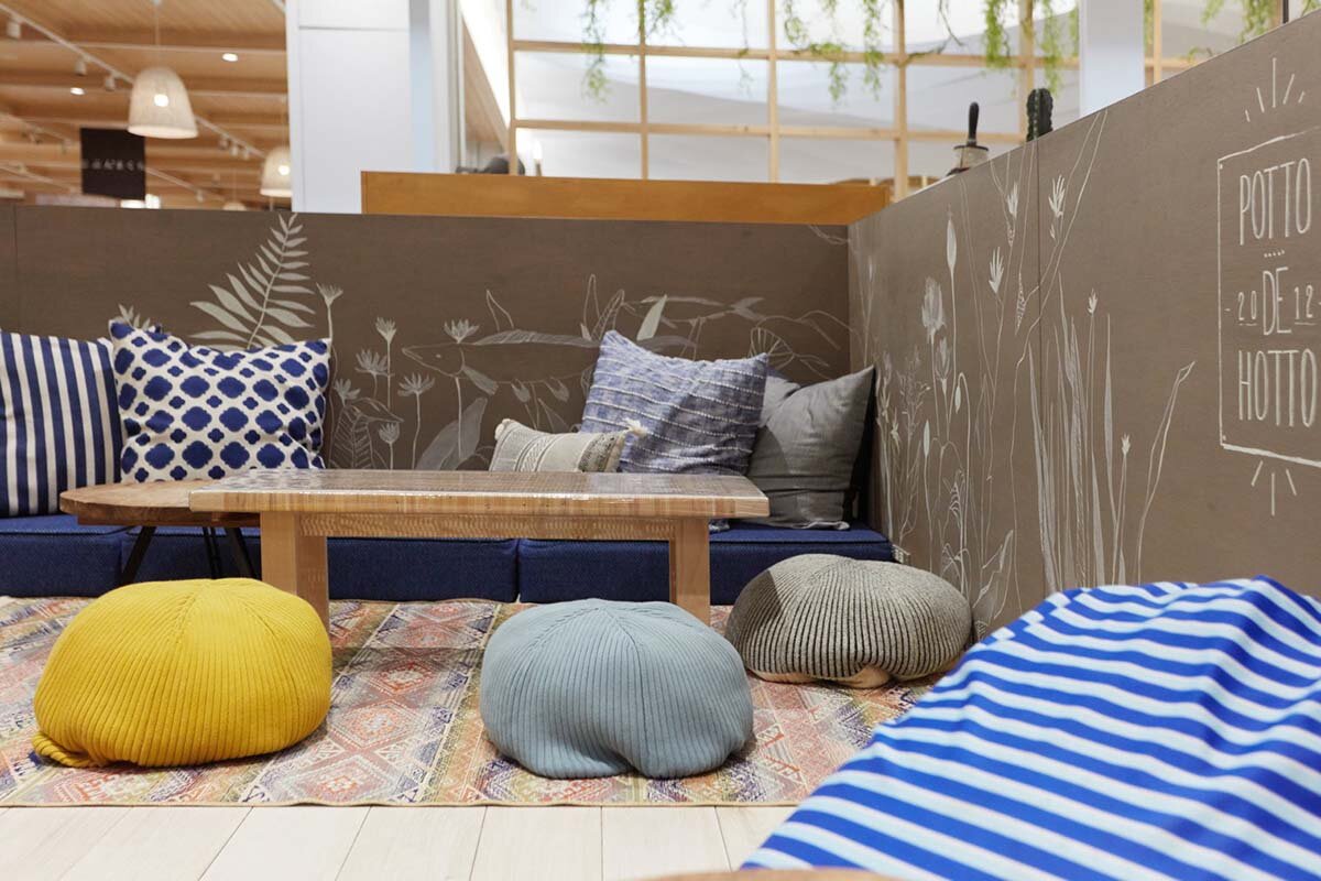 0歳から100歳以上まで、誰もがそれぞれの時間を、穏やかに楽しく過ごせる空間を心がける「食堂カフェpotto×タニタカフェ」