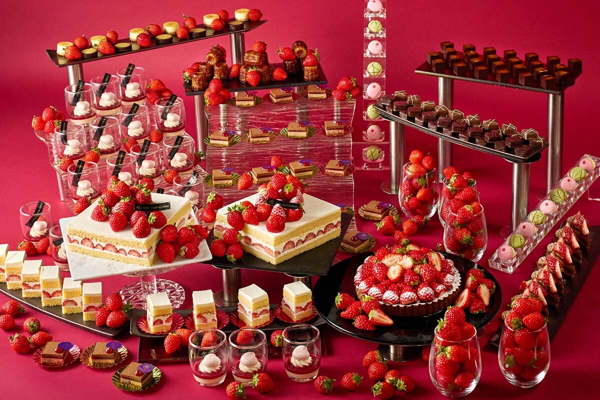 ホテルグランヴィア大阪　スカイダイニング「アブ」の「駅上HOTEL de 至福のいちごブッフェ」