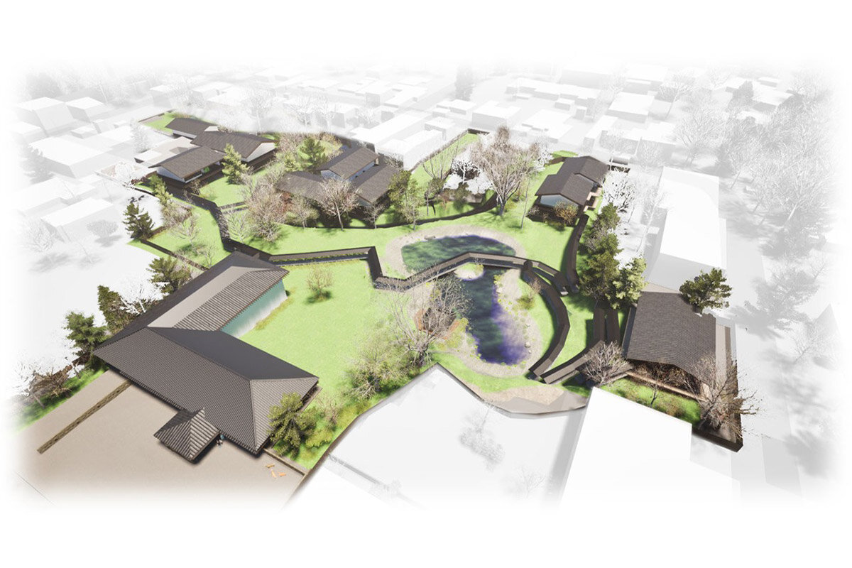 2028年秋開業予定の、史跡「東大寺旧境内」のホテル（イメージ）