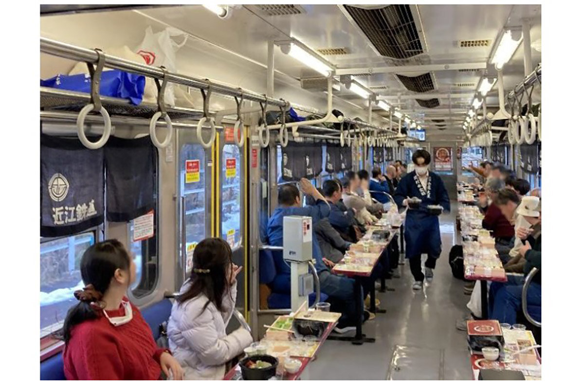 近江鉄道『近江の地酒電車』の過去の様子