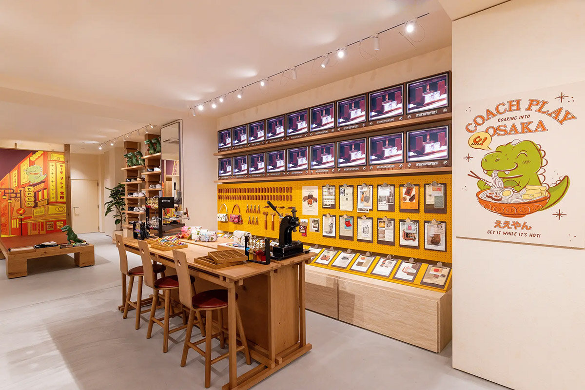 カスタマイズできるパーソナライズ体験「コーチクリエイト」（コーチ プレイ 大阪）