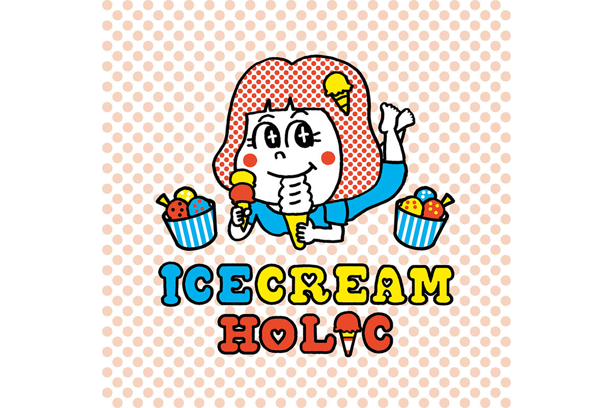 "食べられないアイス"をテーマにしたイベント『ICECREAM HOLIC』ビジュアル