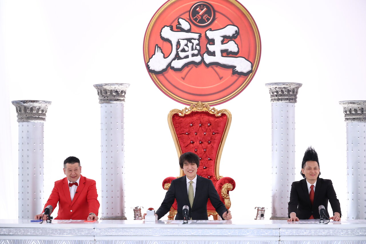 左から）ケンドーコバヤシ、千原ジュニア、ミサイルマン 岩部