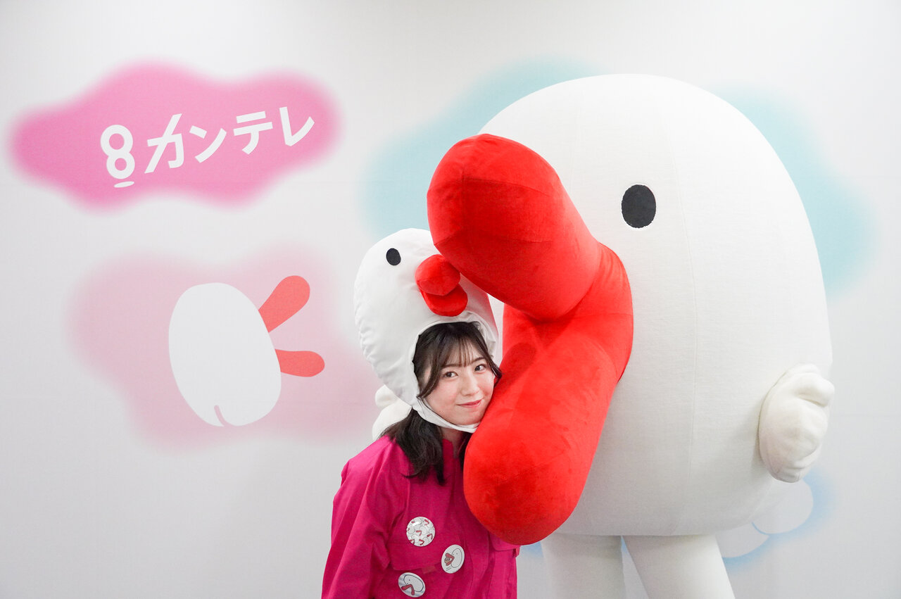 田中友梨奈アナウンサー、ハチエモン