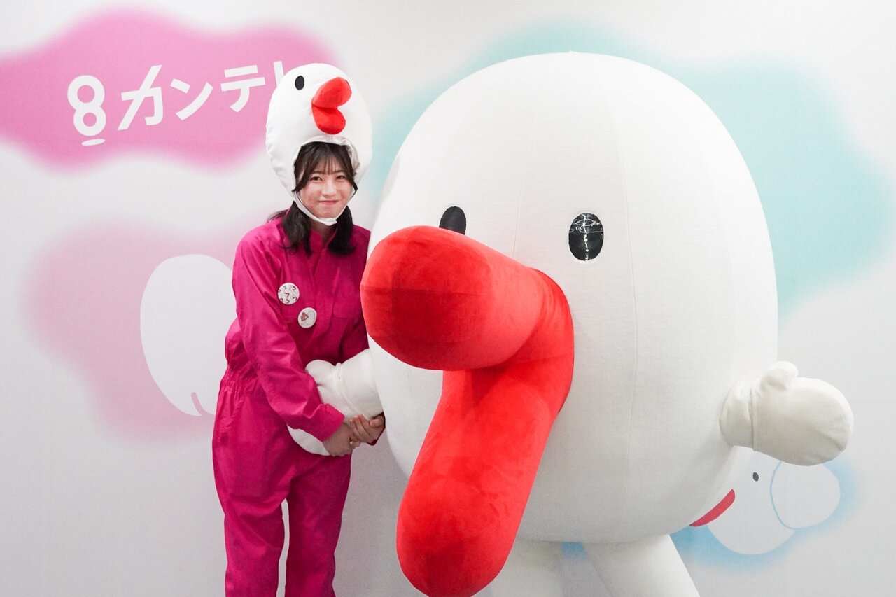 田中友梨奈アナウンサー、ハチエモン