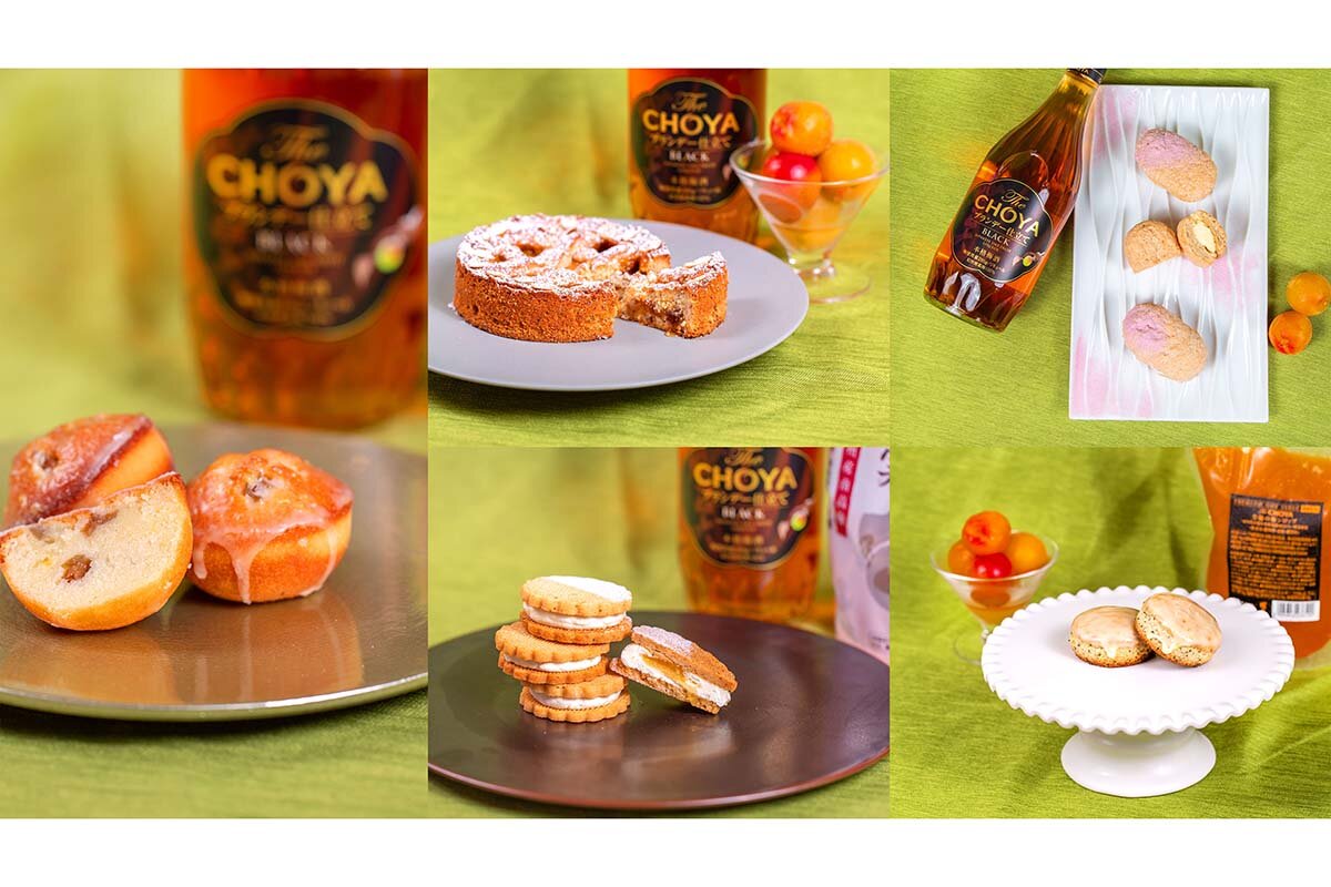 「大阪梅の陣2026」で販売予定の「大阪農業園芸・食テクノロジー専門学校」の学生による梅スイーツの一例