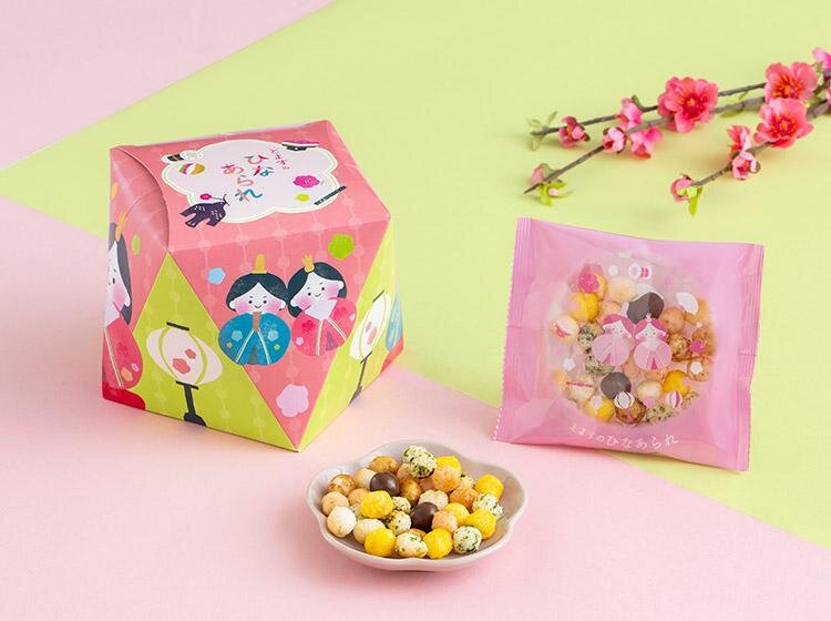 パッケージもかわいい「とよすのひなあられ」（648円・税込）