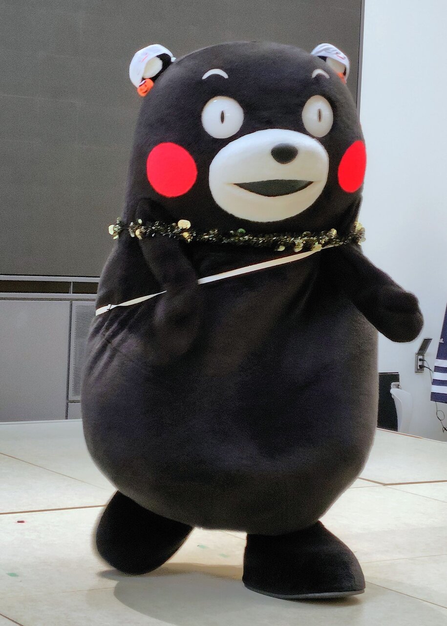 ゆるキャラ界のスーパースター・くまモン（2025年10月25日撮影）