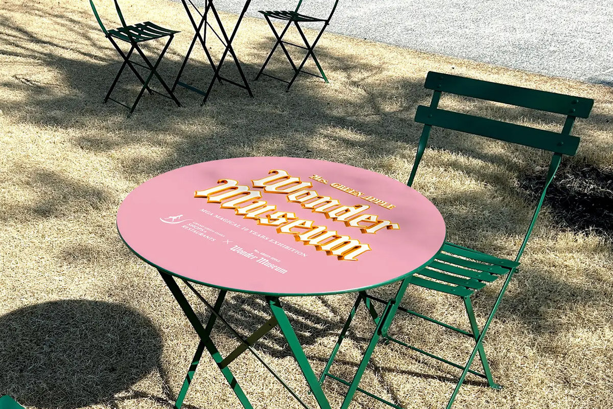 「うめきた公園」のテーブルも、『Wonder Museum』とコラボデザインに（画像はイメージ）