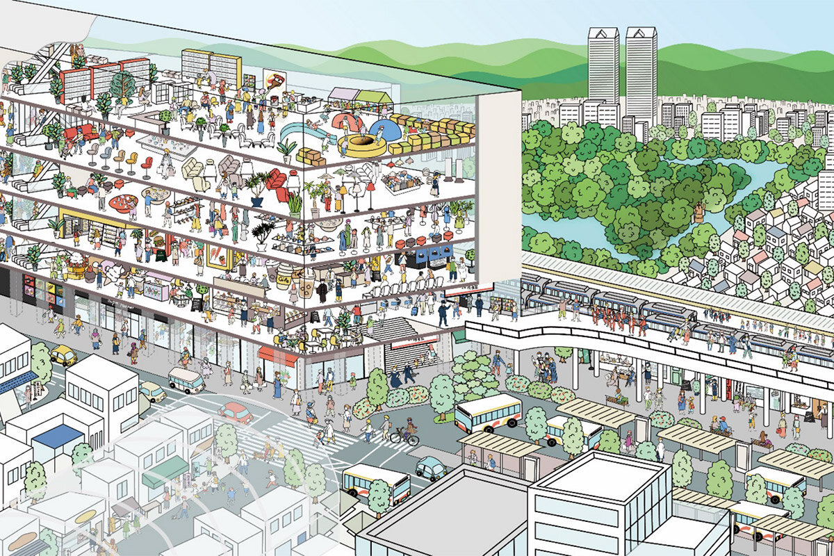 「南海堺東ビル」（堺市堺区）リニューアルイメージ