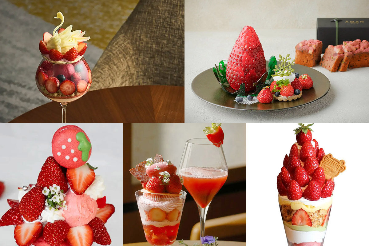 宝石箱のようなきらびやかな輝きを放つ、関西で味わえる「いちごパフェ」